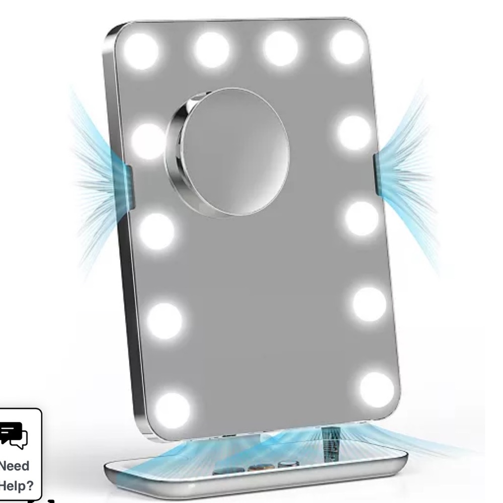 Sharper image vanity mirror